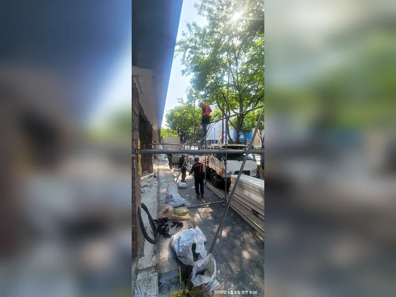 가평 호명리 공장 완파 철거  현장 실측 7